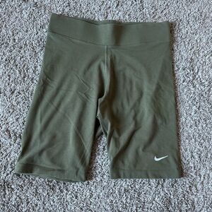 Nike Women's Green Bike Shorts